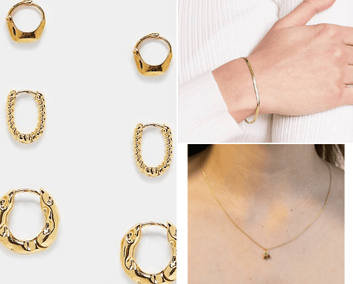 Complete every look with this ASOS jewelry cover photo collage