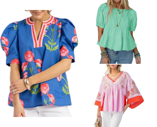Favorite Summer Tops for Work or Play from Amazon cover photo collage