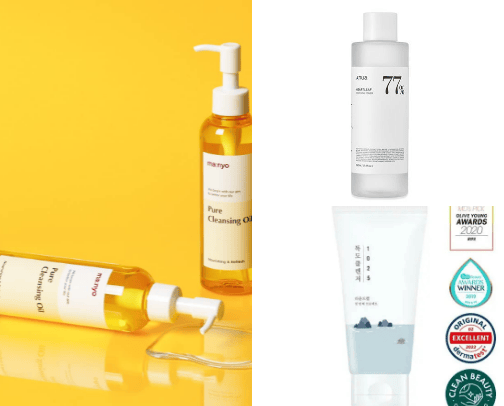 Ma routine peau mixte acnéique cover photo collage