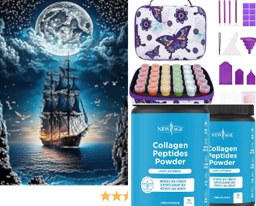Amazon finds cover photo collage
