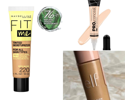 ☁️ Clean Girl Makeup on a Budget (all under $15) cover photo collage