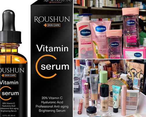 Women's facial clinic cover photo collage