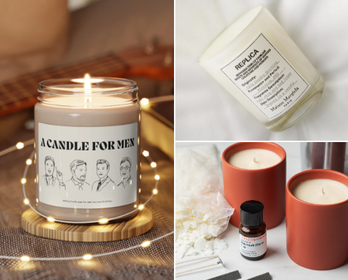 Scented Candles for Peace in your Home cover photo collage