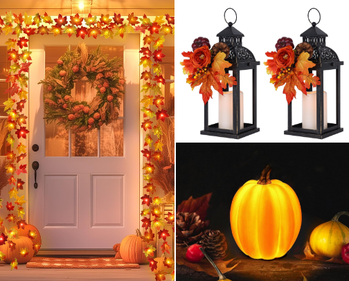 Fall Outdoor Decor cover photo collage