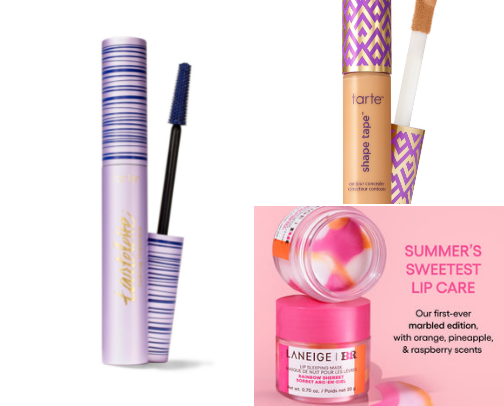 Beauty recs for an easy glow up cover photo collage