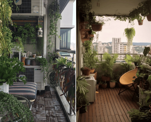 gardening ideas in balcony cover photo collage