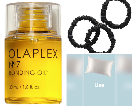 Hair growth products cover photo collage