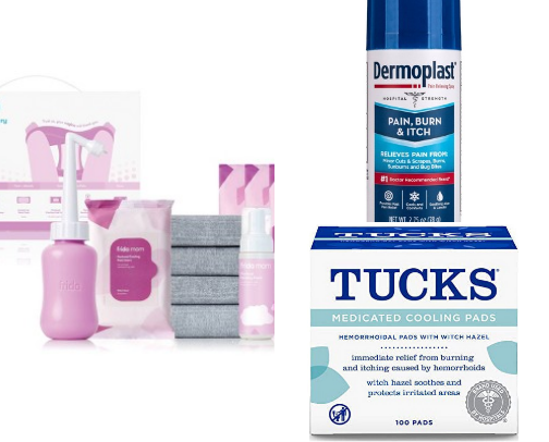 Postpartum/newborn essentials cover photo collage
