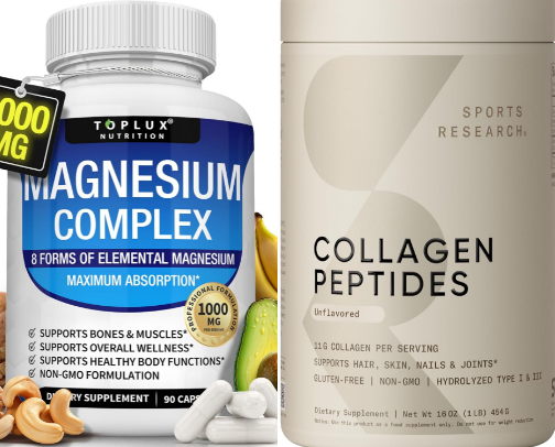 Transformation supplements cover photo collage