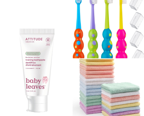 Kids Bathroom must haves cover photo collage