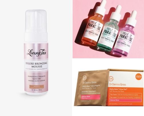 🌴✨8 Best self Tanners to Achieve a Sun-kissed glow at Home cover photo collage