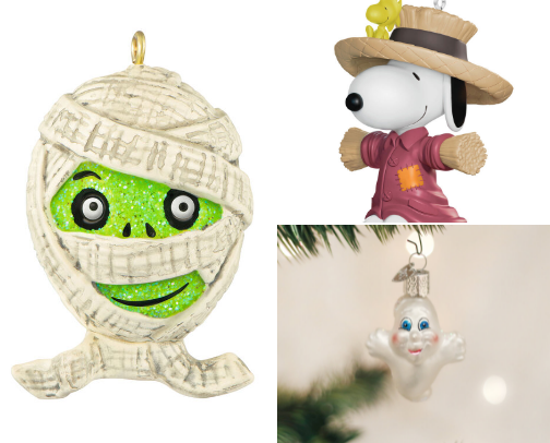 The Halloween Tree Ornaments I’d Mix for Cute, Creepy & Nostalgic Branches cover photo collage