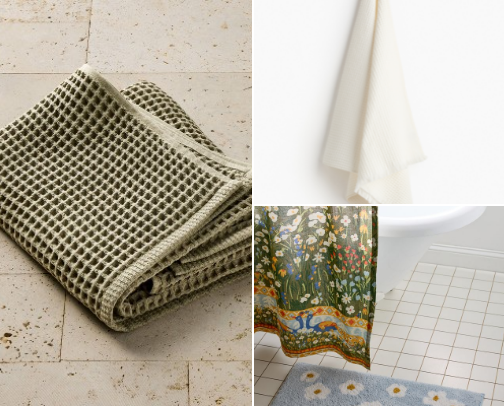 Bathroom Glow-Up on a Budget cover photo collage