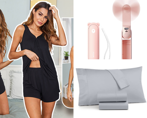 Stay Cool With Hot Flashes: Peri & Menopause Support cover photo collage