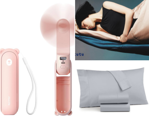 Stay Cool - Even With Hot Flashes cover photo collage