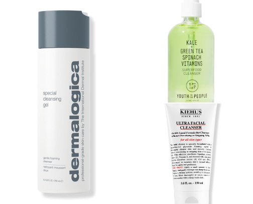 Cleansers and Makeup Removers cover photo collage