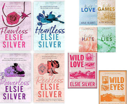 Booktok books cover photo collage