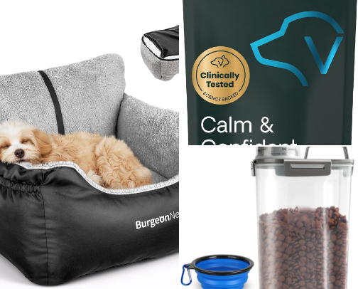 Dog Road Trip Essentials cover photo collage