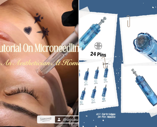 Step By Step Fool Proof 
Micro-Needling Tutorial To Transform Your Skin! cover photo collage