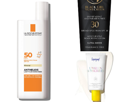 Skin care products I love cover photo collage