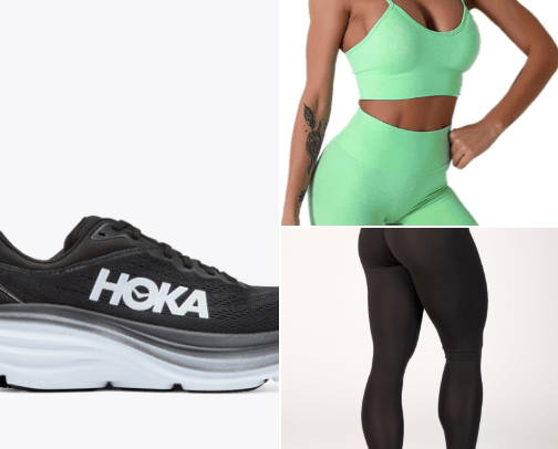 Workout Apparel cover photo collage