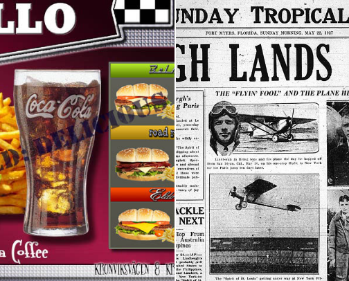 Favorite restaurants cover photo collage