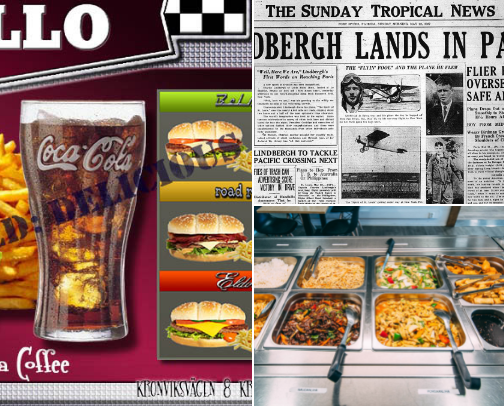 Favorite restaurants cover photo collage