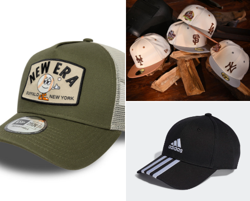 Men’s & Women’s Headwear cover photo collage