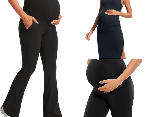 Maternity outfits cover photo collage