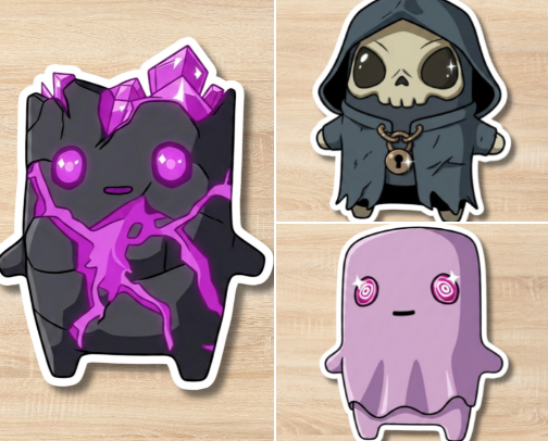 C7S3 Fortnite Sprite Inspired Stickers cover photo collage