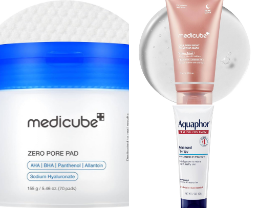 Bedtime Skincare Faves For the Dry and Sensitive Skin Girlies cover photo collage