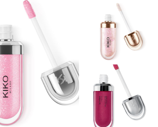 Lip glosses cover photo collage