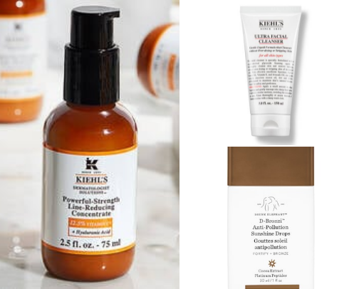 Skincare Items cover photo collage