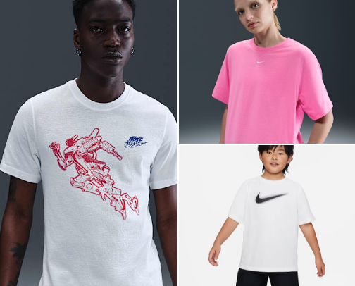 NIKE APPAREL FOR ALL AGES cover photo collage