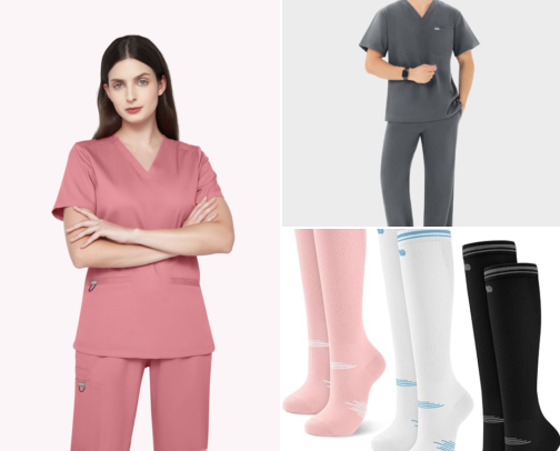 Best Comfortable Scrubs for Nurses & Students cover photo collage