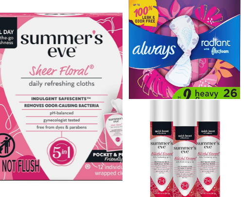 Fabulous & Feminine hygiene cover photo collage