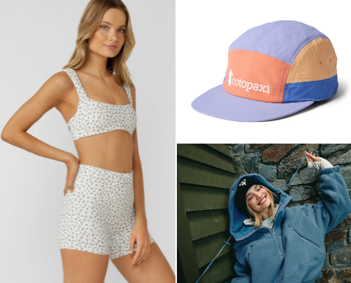 Activewear cover photo collage