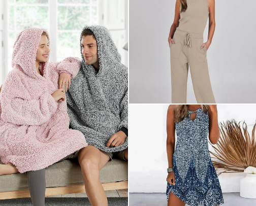 🤍🌿 Affordable Comfortable Clothing ✨ cover photo collage