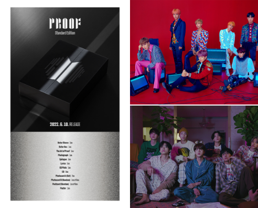 BTS Merchandise cover photo collage