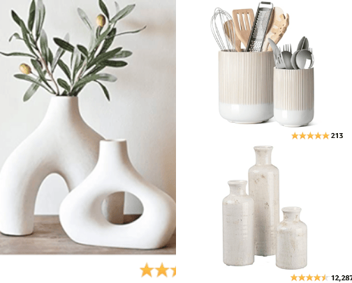 Kitchen & Living Room Finds cover photo collage