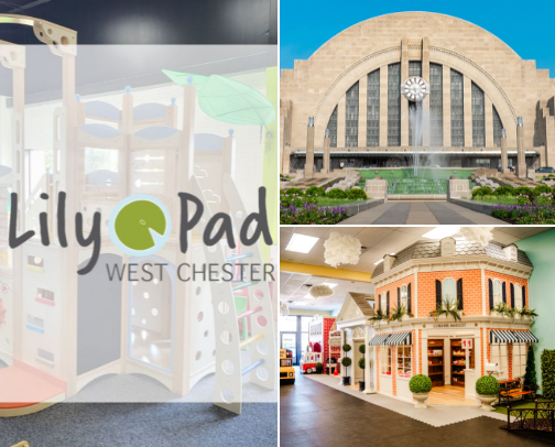 Toddler friendly play places Cincinnati, OH cover photo collage
