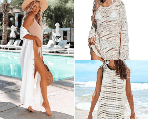 Amazon beach cover ups cover photo collage
