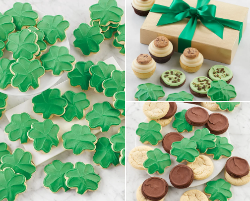 ST. PATRICK’S DAY COOKIES, CHOCOLATE & MORE cover photo collage