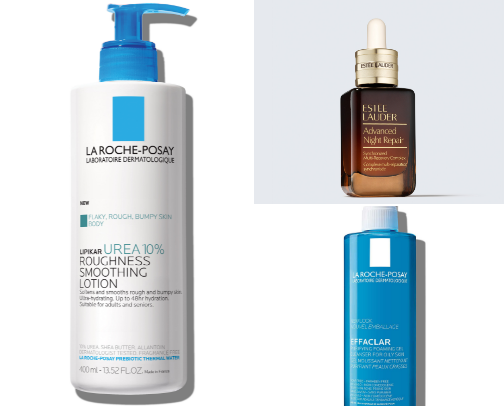 Favorite face products cover photo collage