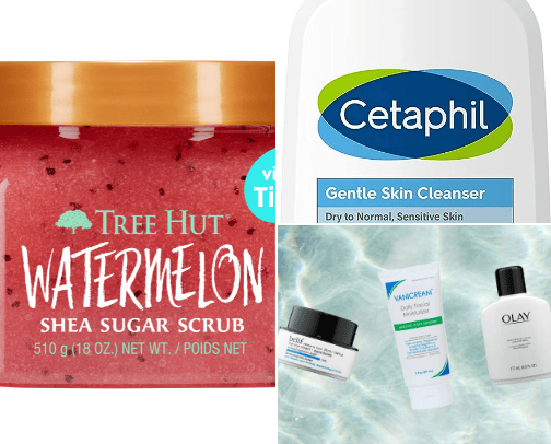 My skin & hair care products! cover photo collage