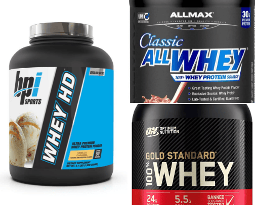Whey Protein cover photo collage