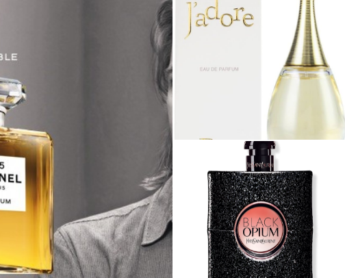 Fragrances cover photo collage