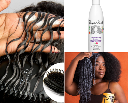 Curly Hair recommendations for low porosity hair cover photo collage