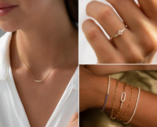 Coastal Charm: Minimalist Jewelry for Summer cover photo collage