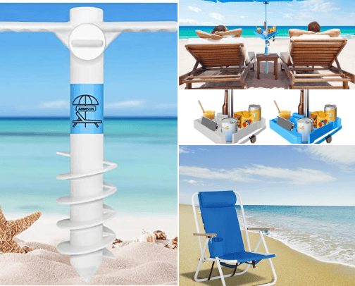 Beach vacation must have cover photo collage